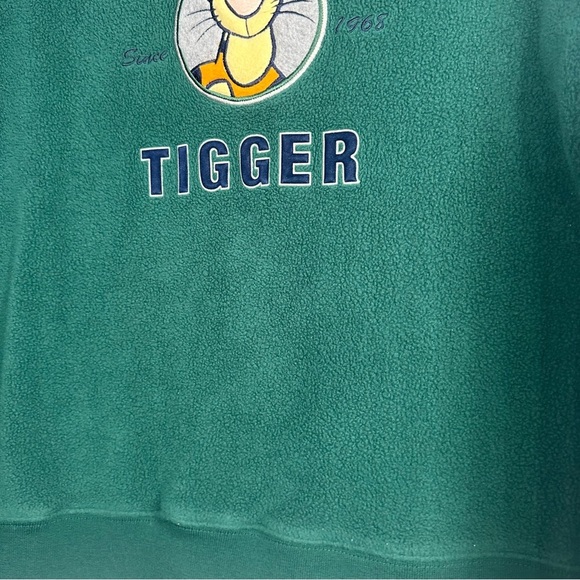 Disney store merchandise Tigger fleece sweatshirt vintage 90’s Winnie the Pooh - Picture 7 of 12